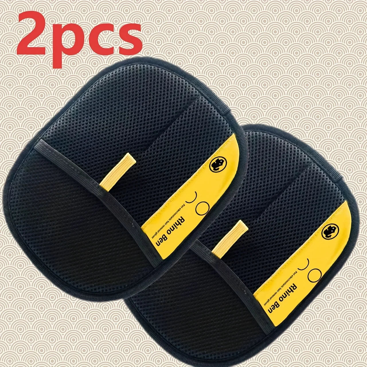 2 Piece Pet Hair Removal Gloves Double Sided Cat Grooming