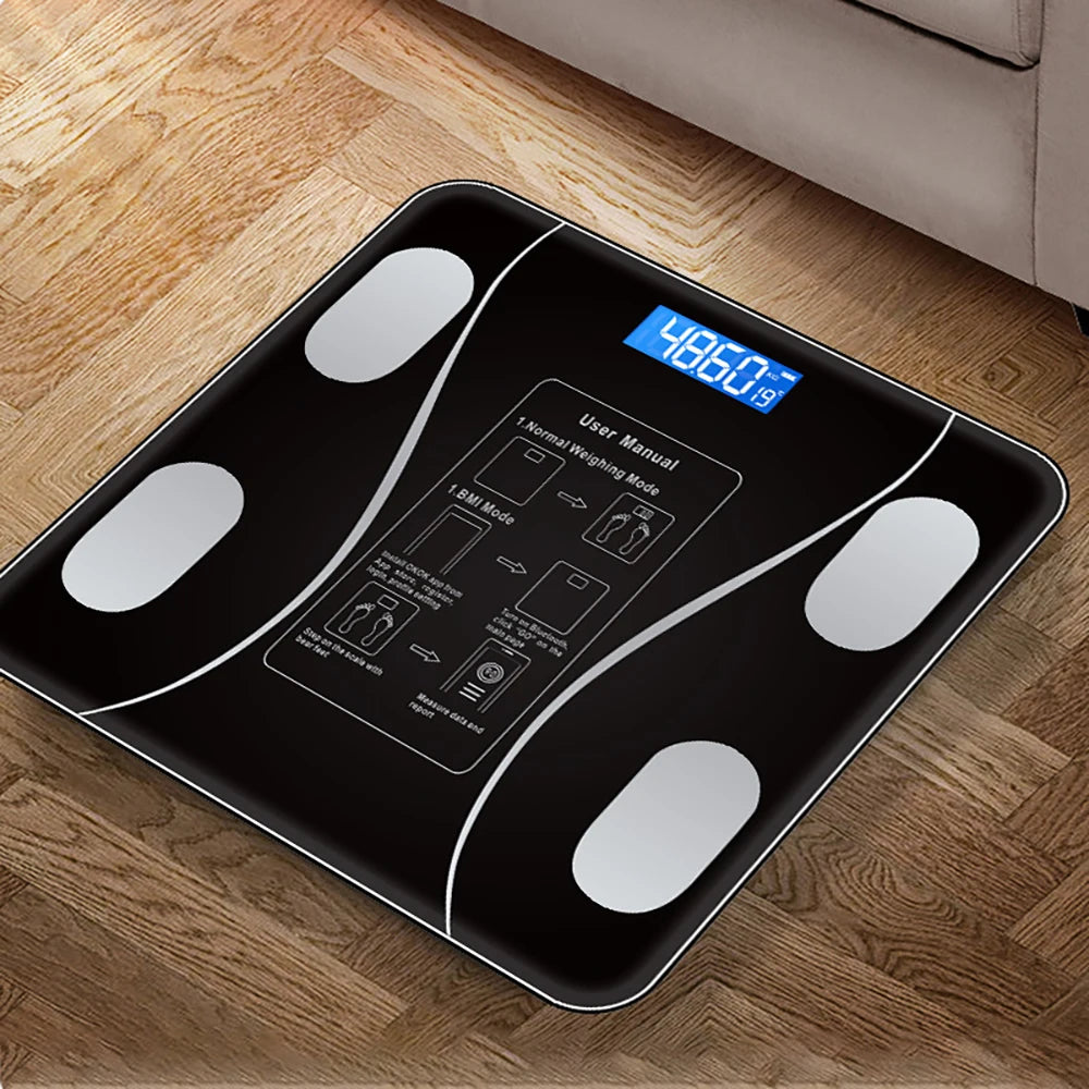Smart Wireless Body Fat Scale With App Bluetooth Compatible