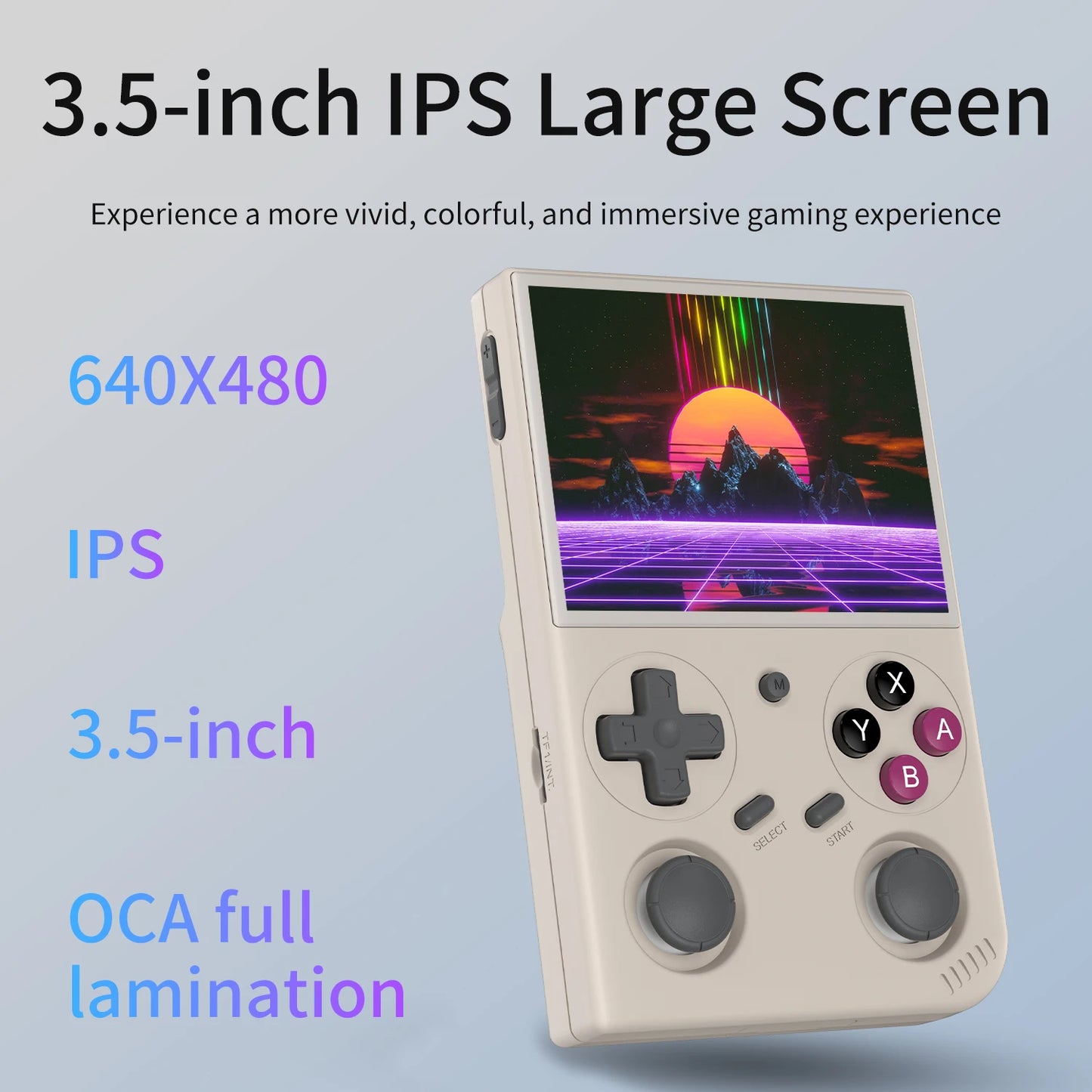 BATLEXP G350 Handheld Game Console IPS Screen Dual Joystick Linux System
