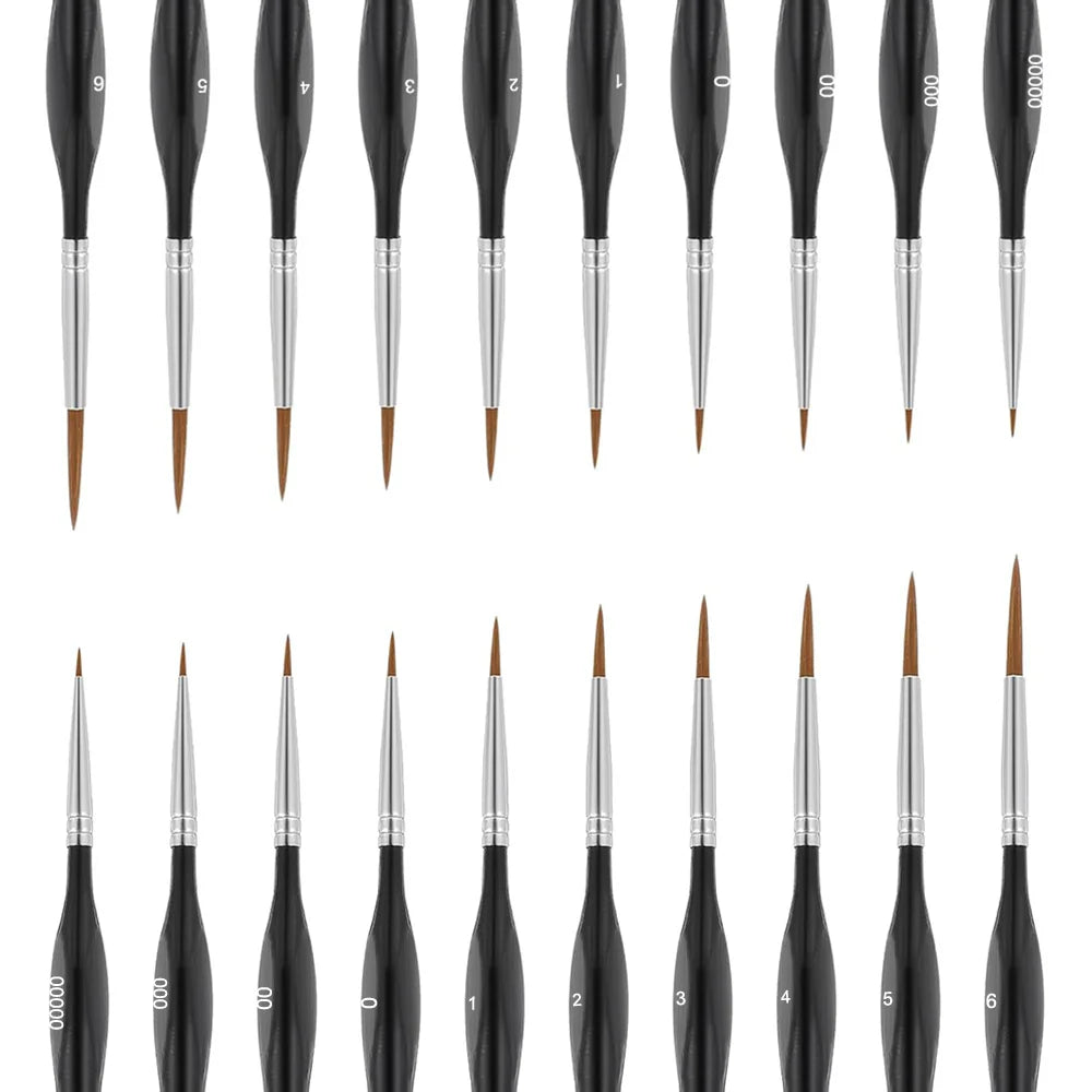 Lonely Finger Fine Detail Paint Brush Set For Miniatures