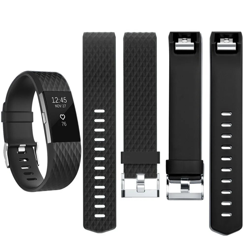 Tobfit Silicone Strap For Fitbit Charge 2 Replacement Band