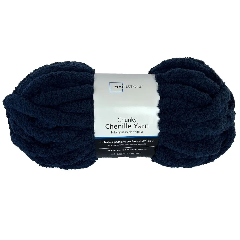 Super Bulky Chenille Yarn For Knitting And Crochet Projects