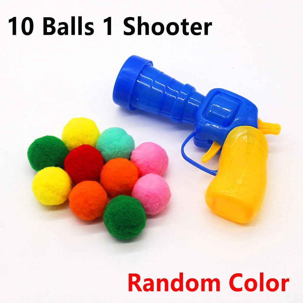 Cat Ball Launching Gun Toy for Pets Interactive Training