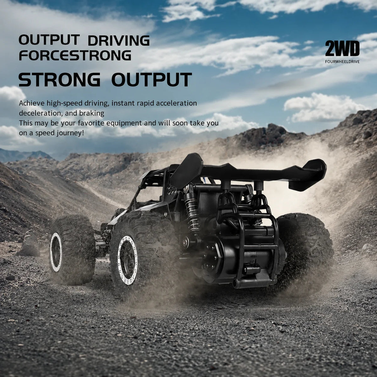 ZNLYRION Offroad RC Buggy With LED Lighting And Shock Absorbers
