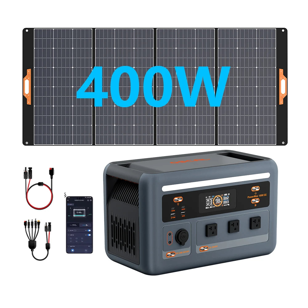 OSCAL PowerMax 1800SE Portable Power Station With LiFePO4 Battery