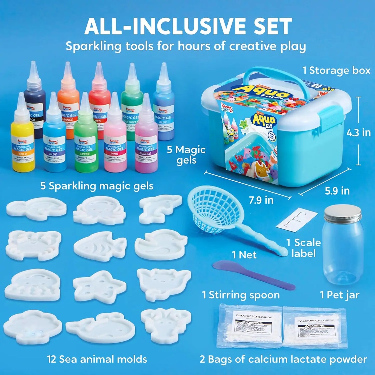 Joyfy Water Gel Kit Fairy Toy Set With Preserving Bottle