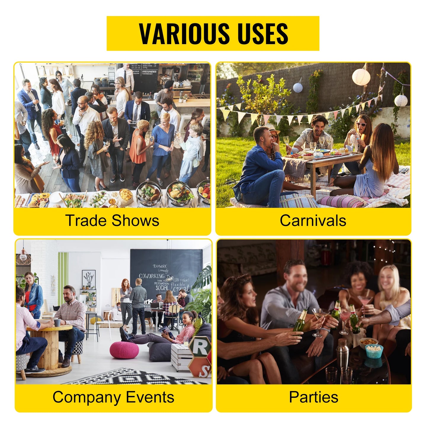 SucceBuy Tabletop Prize Wheel With Dry Erase Surface And Foldable Stand 14 Slots