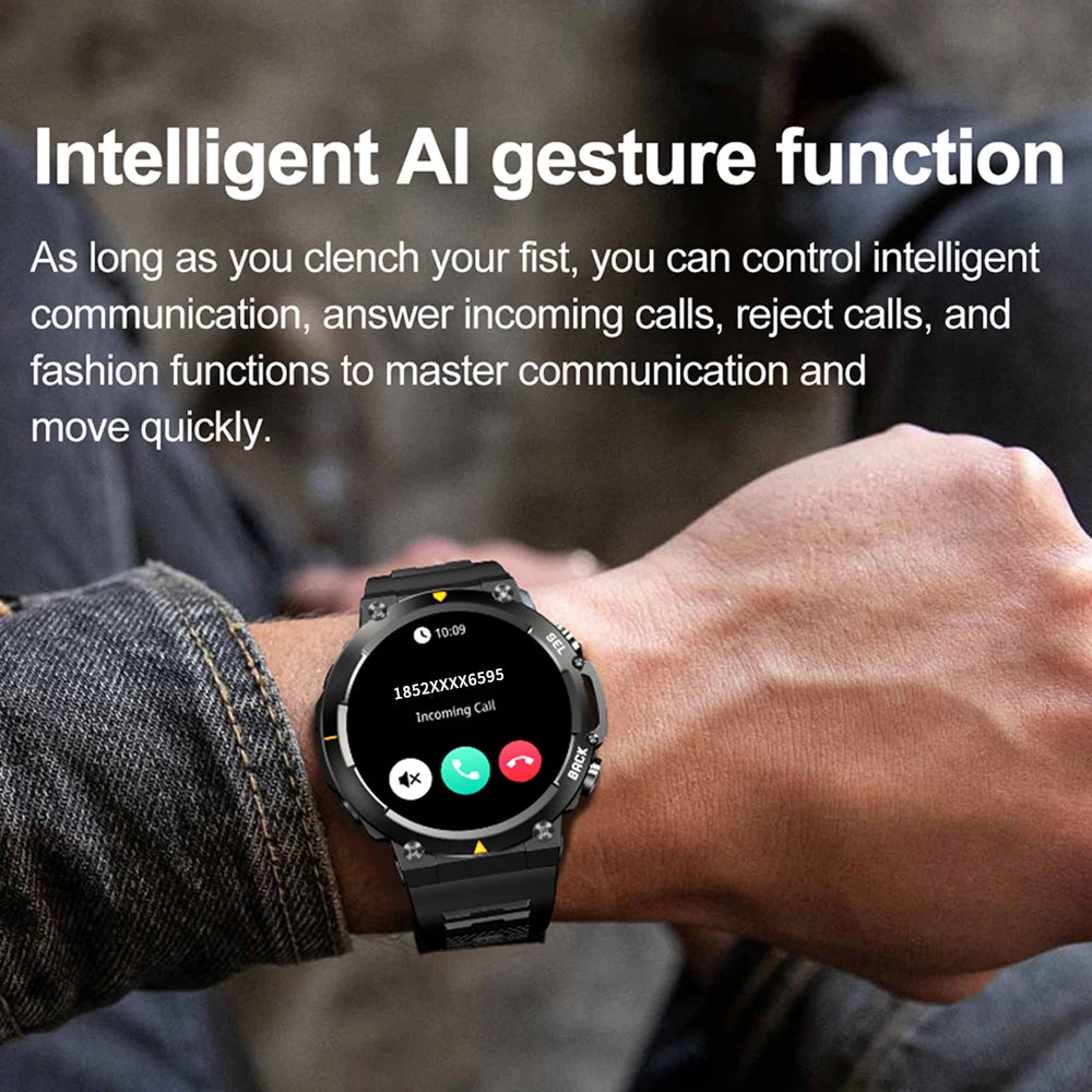 Senbono MAX18 Smart Watch For Men With AMOLED Bluetooth Call