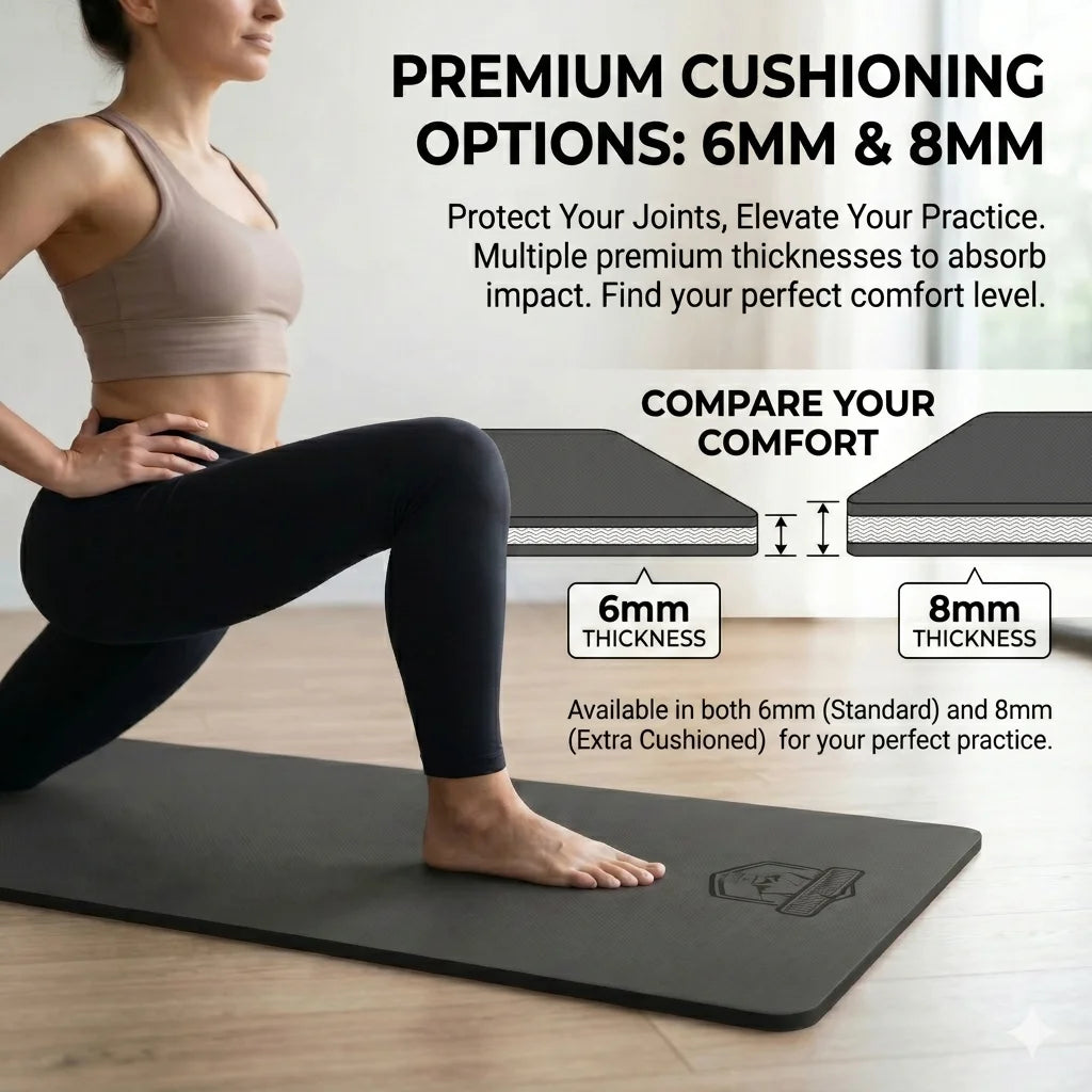 Hapbear Premium TPE Double Sided Non Slip Yoga Mat Bag