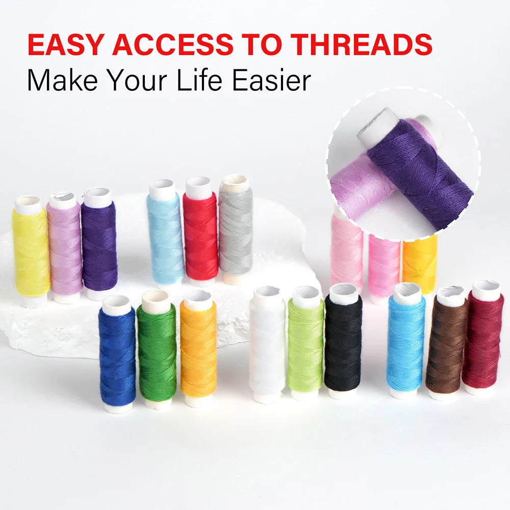 Portable Basic Sewing Kit For Travel And Emergency Repairs