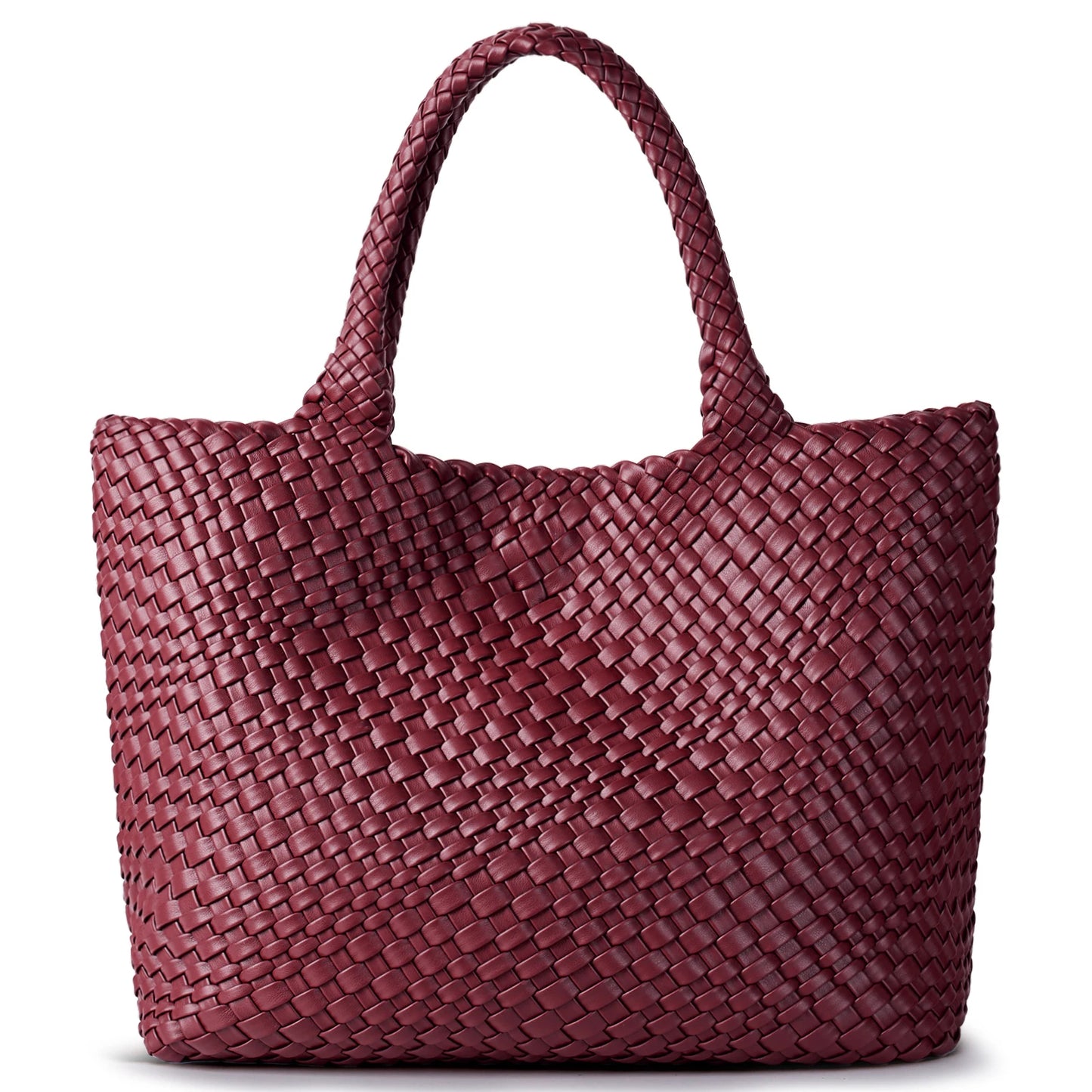 Woven Tote Bag For Women Handmade Soft Braided Purse