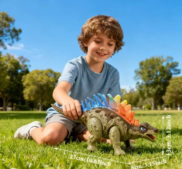 Walking Dinosaur Robot Toy With Lights and Roaring Sounds