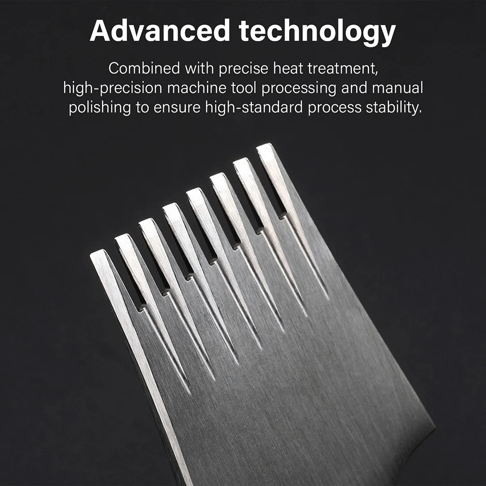 WUTA French Style Leather Pricking Iron Chisel Tool For Leathercraft