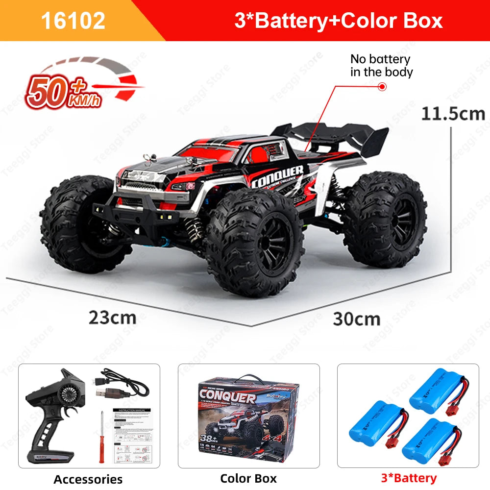 Teeggi 16103 4WD High Speed Off-Road Remote Control Truck