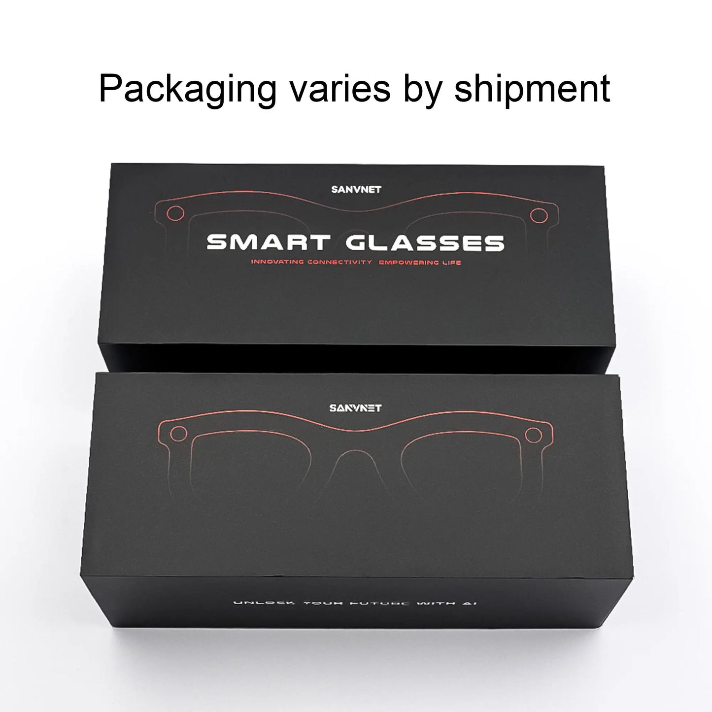 GS4 Max Smart Glasses Dual Lenses 8MP 1080P Video AI Translation