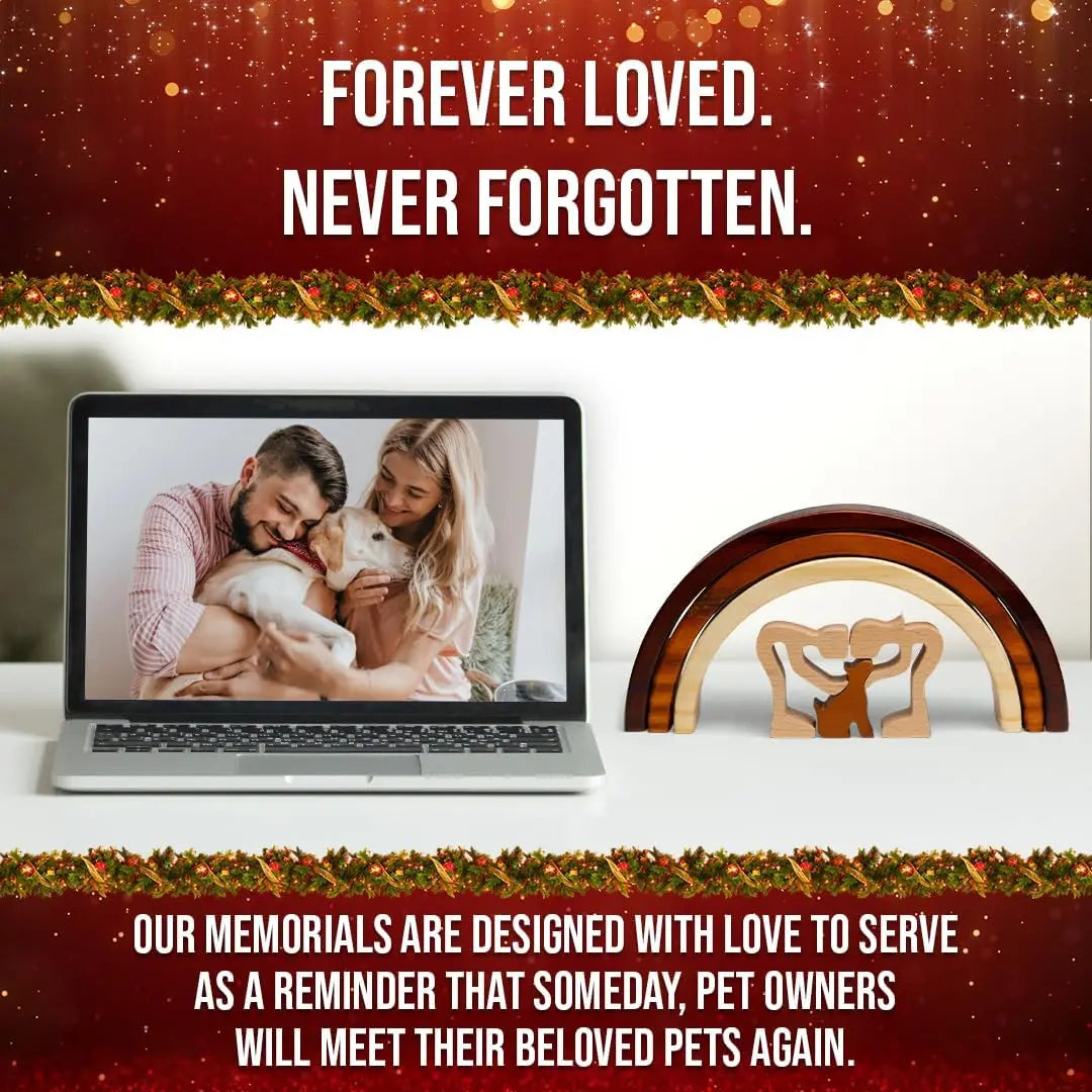 Keepsake for Departed Pets, Rainbow Bridge Message, Ease Sorrow of Pet Loss
