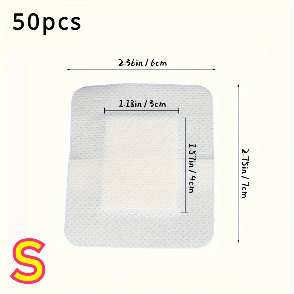 Nonwoven Medical Adhesive Bandages Easy Tear Wound Dressings 50 Count