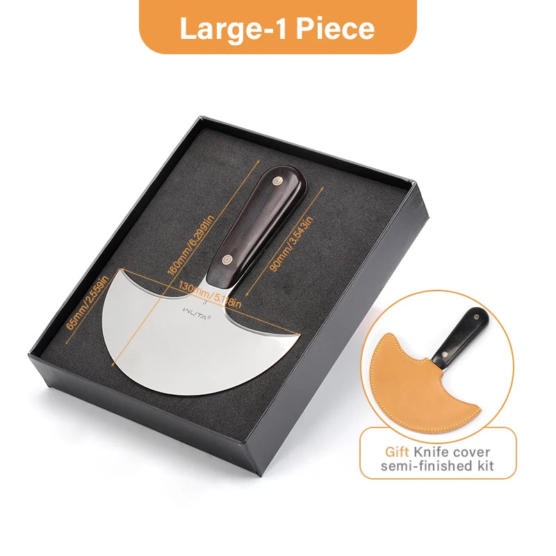 WUTA Professional Round Head Leather Skiving and Cutting Knife