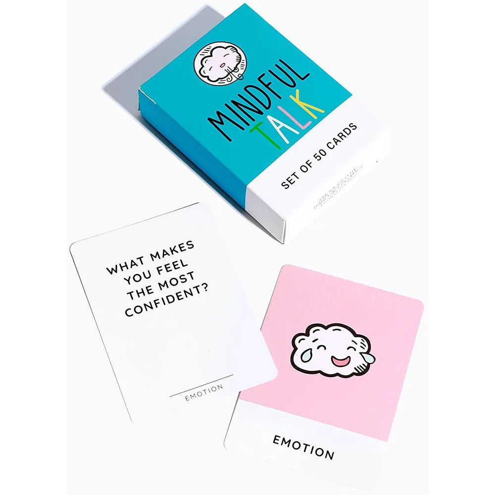 Mindfulness Talk Card Game for Kids and Parents Foster Authentic and Meaningful Conversations Game Cards Perfect Gaming Gifts