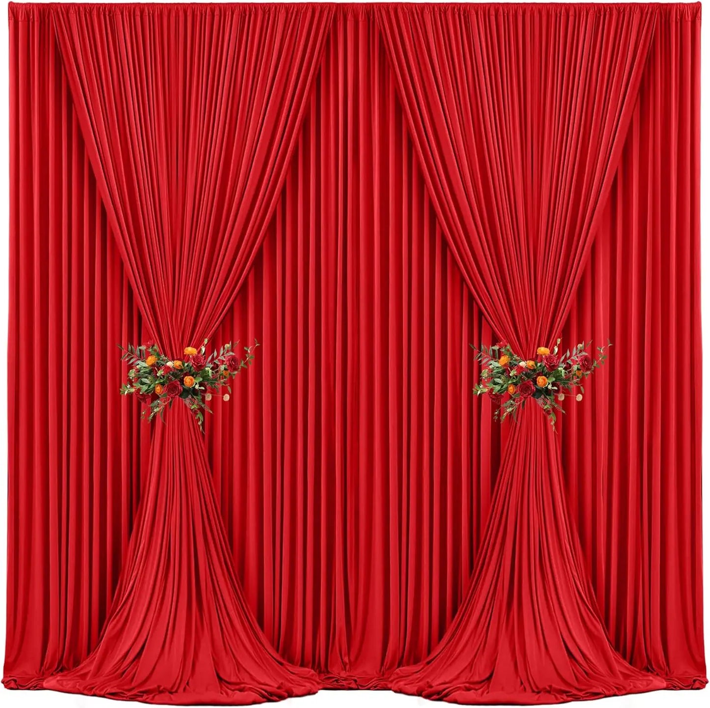 Hign-concerned Wrinkle Free Backdrop Curtains For Weddings And Parties