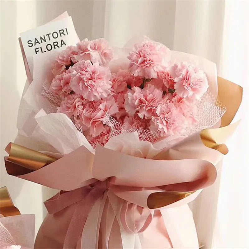 Tissue Paper Flower Gift Wrapping Decor For Weddings And Parties