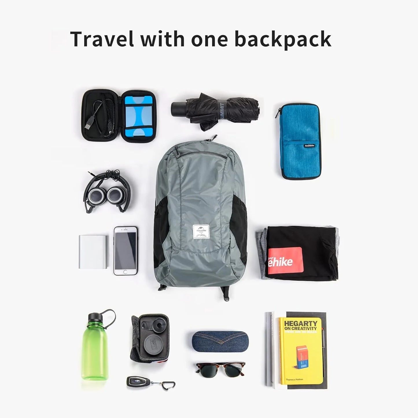 Naturehike Ultralight Folding Backpack Waterproof For Outdoor Use