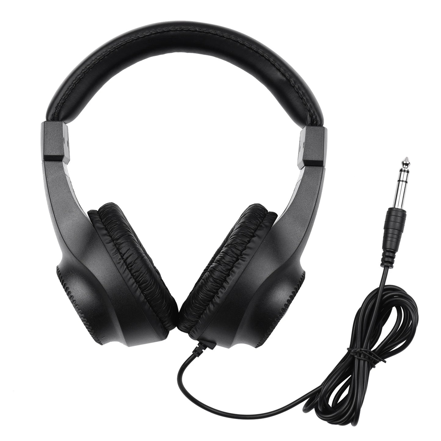 Docooler Wired Headset Self Adjusting Headband 6.5mm Jack Monitoring