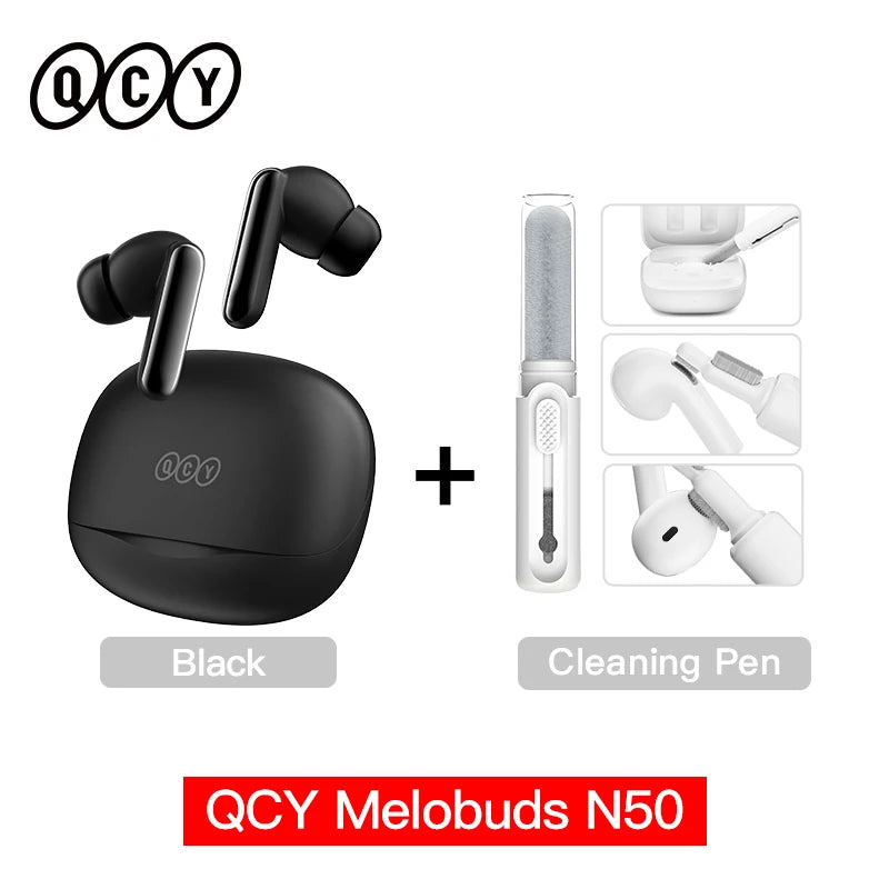 QCY Melobuds N50 ANC Wireless Earphones With Multi Mic Clarity