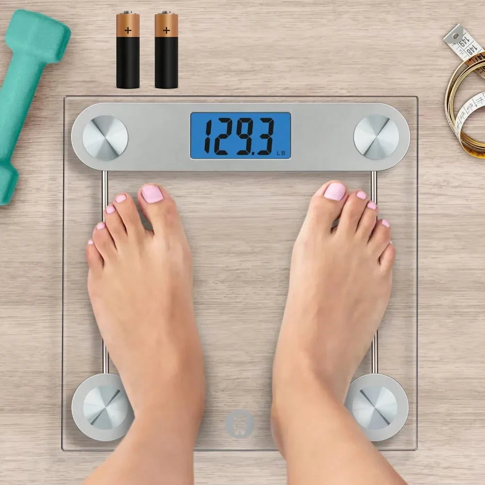 Smart Body Fat Scale With LED Display And Glass Platform