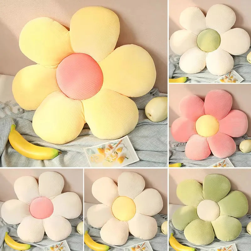Sunflower Pillow Daisy Cushion Petal Flower Home Decor Gift Bedroom