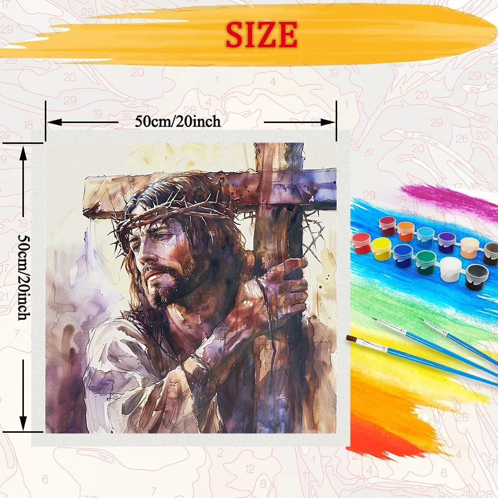Religious Belief Paint By Numbers Kit For Adults Canvas