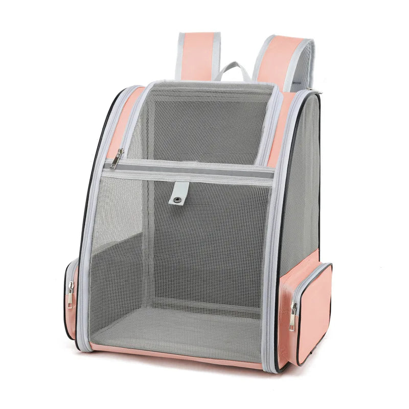 Pawstrip Cat Carrier Bag Outdoor Travel Backpack Breathable for Small Pets
