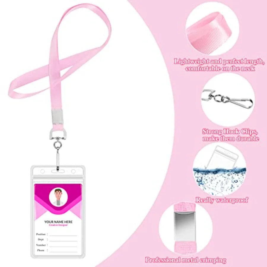 Lanyards for ID Badges Waterproof ID Badge Holder Cruise Essentials