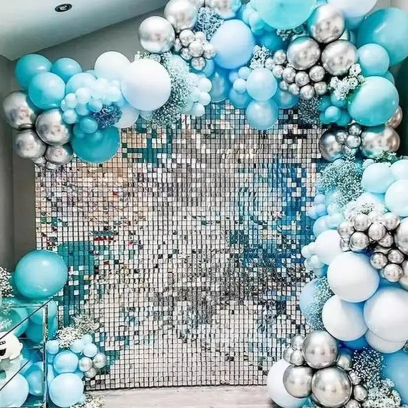 Shimmer Sequin Wall Backdrop Panels for Wedding and Party Decor