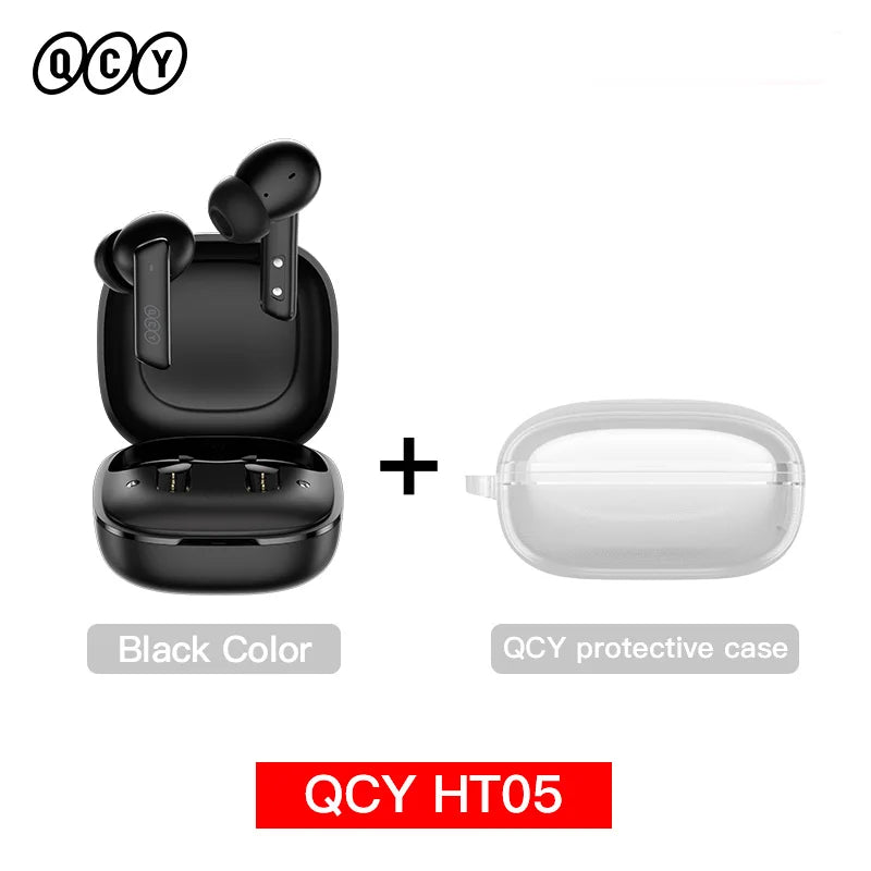 QCY HT05 ANC Wireless Earphones Bluetooth 5.2 ENC HD Call