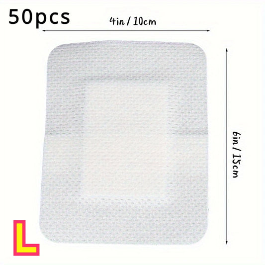 Nonwoven Medical Adhesive Bandages Easy Tear Wound Dressings 50 Count