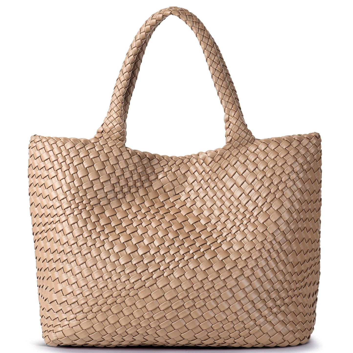 Woven Tote Bag For Women Handmade Soft Braided Purse