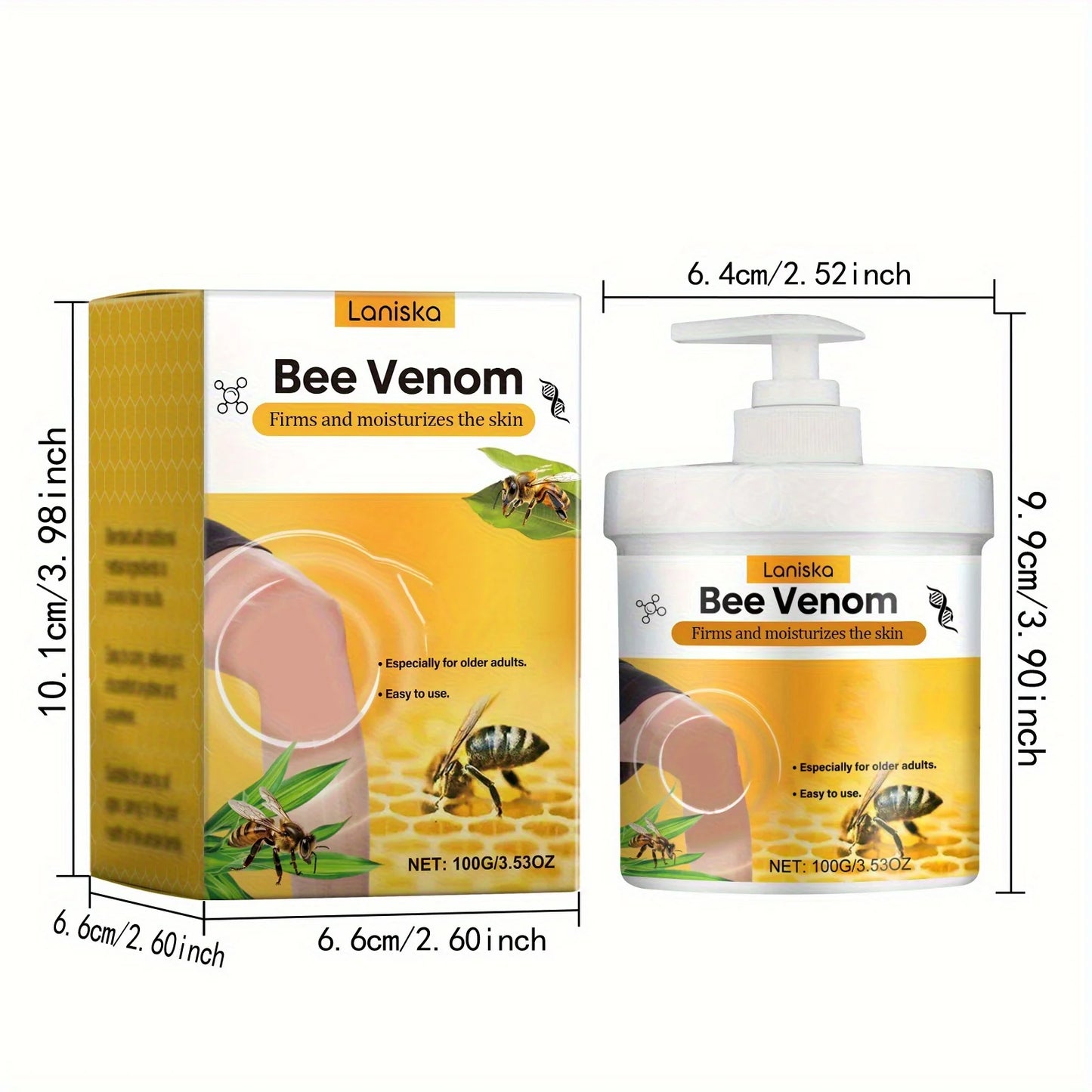 Bee Venom Joint Massage Cream Turmeric Arnica Hydrating Formula