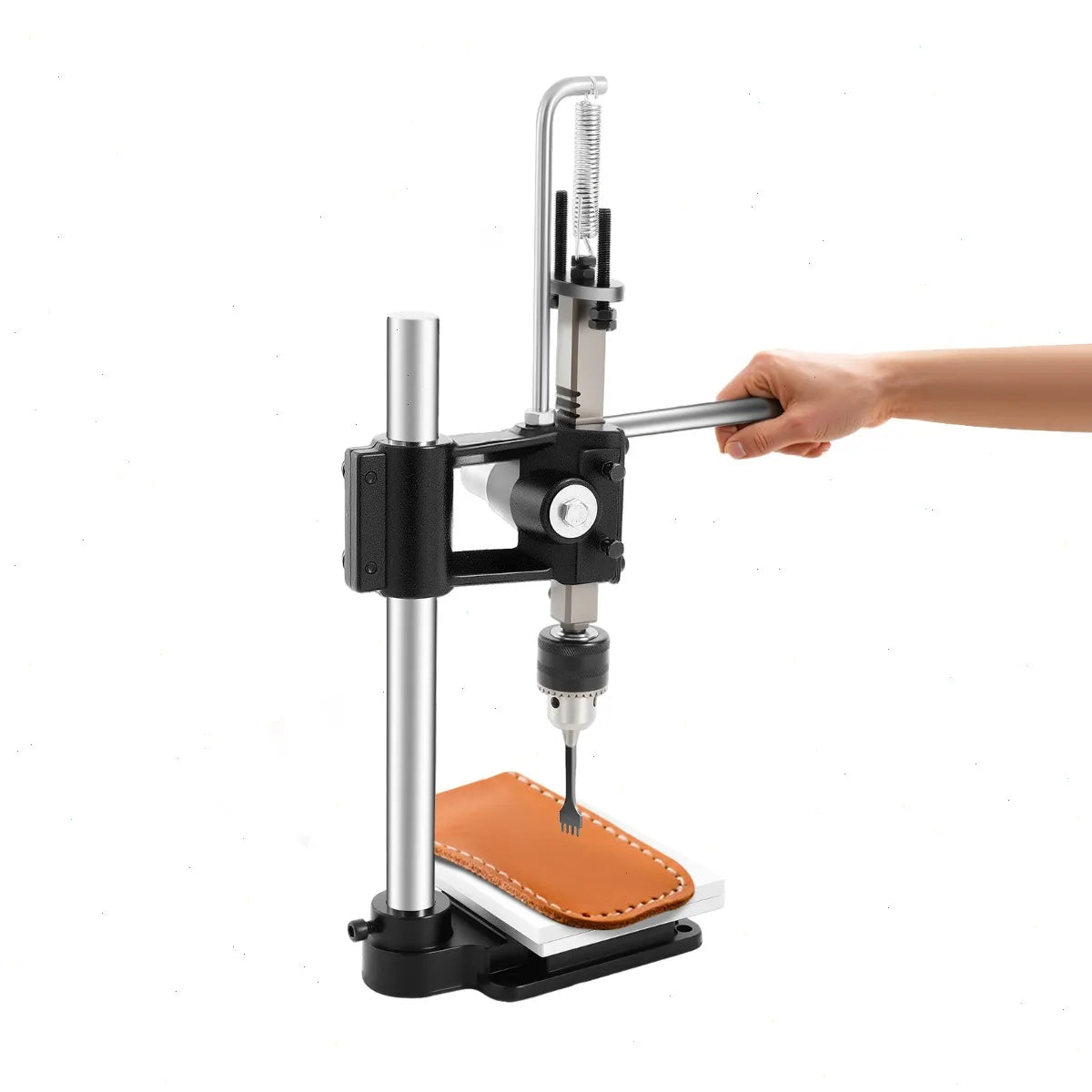 Adjustable Leather Hole Puncher Mini Manual Press Tool For Crafts