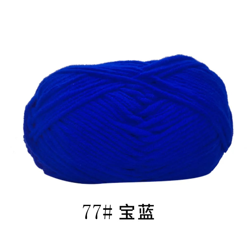 Milk Cotton 4 Ply Yarn For Crochet And Knitting Crafts