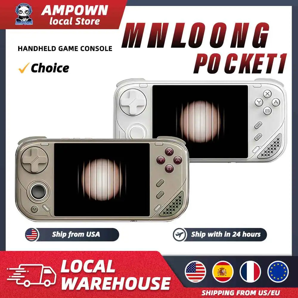Miniloong Pocket 1 Modular Retro Handheld Emulator With IPS Display