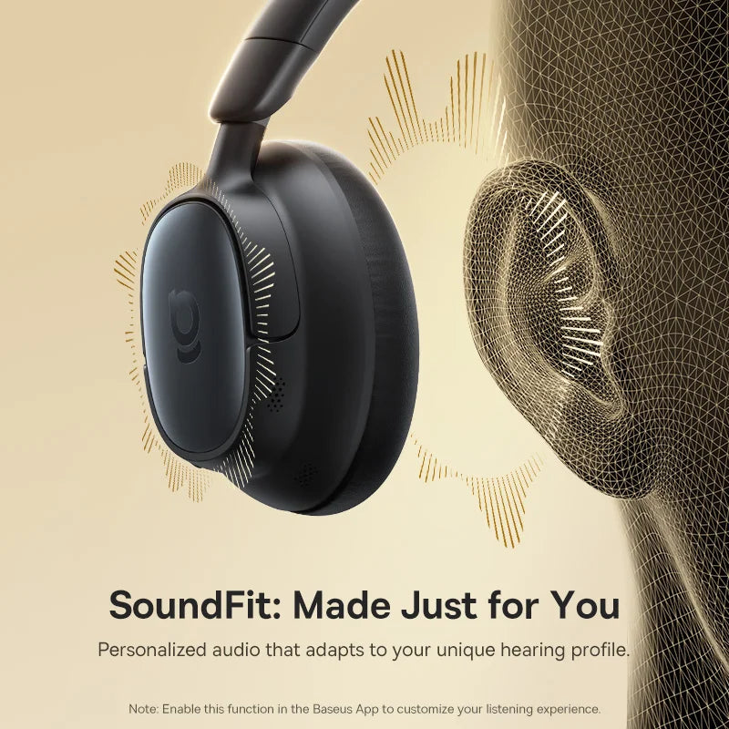 Baseus Bowie MH1 Wireless Headphones With Adaptive Hybrid Noise Cancelling