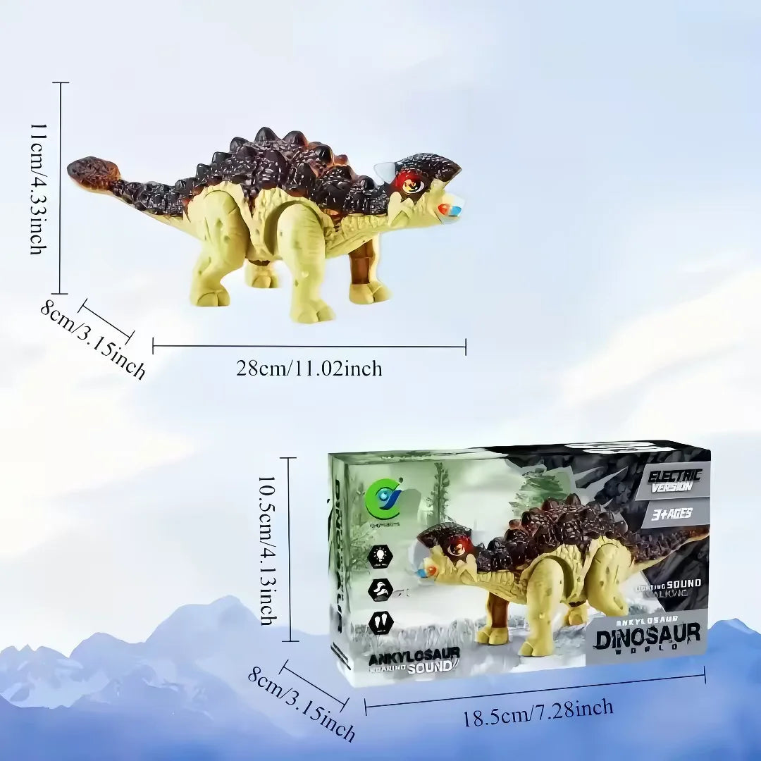 Walking Dinosaur Robot Toy With Lights and Roaring Sounds