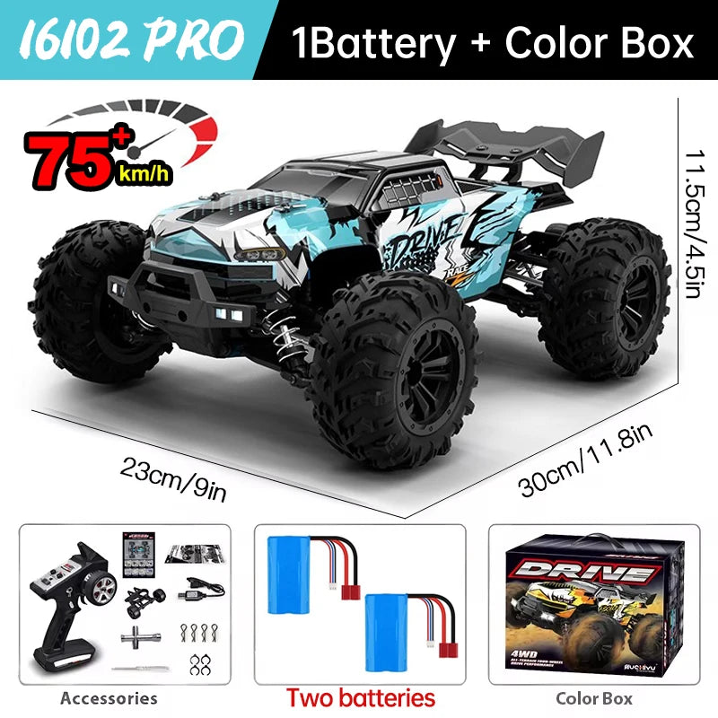 WLtoys 16101 Pro 4WD RC Car With LED Lights