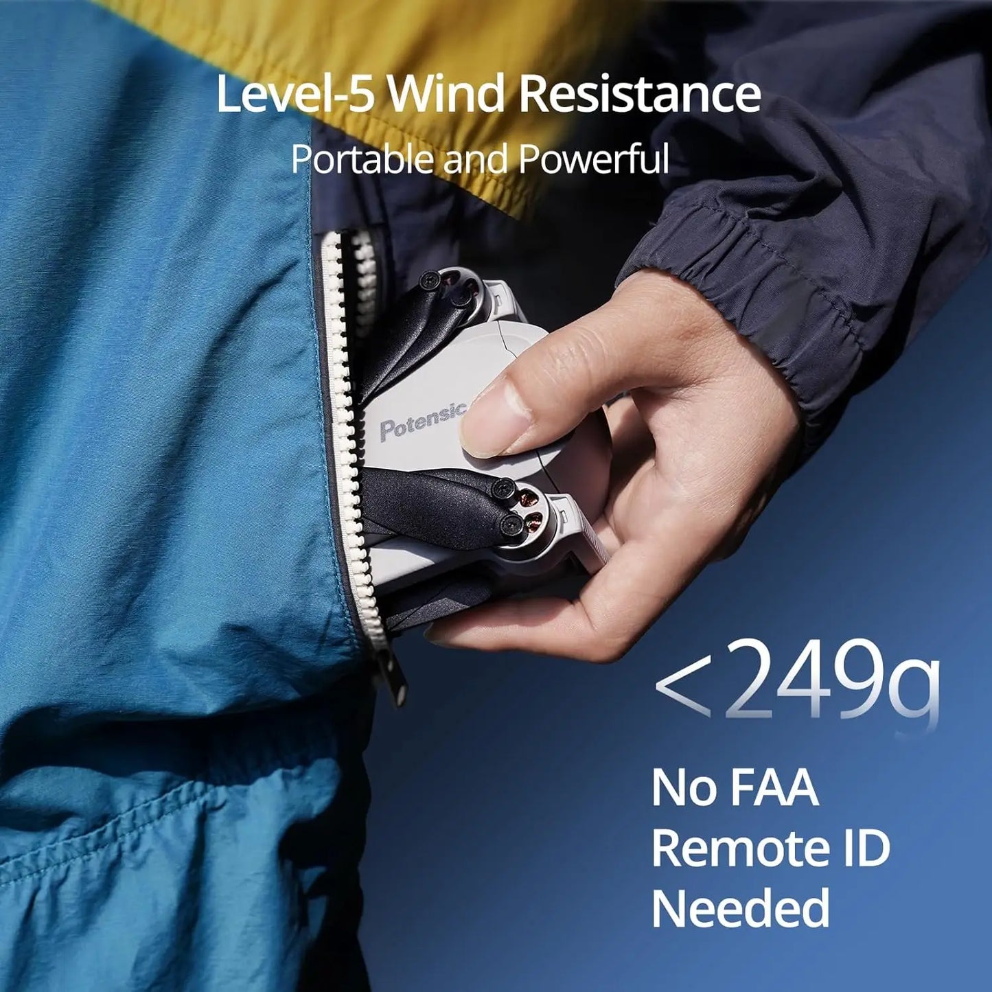 Potensic Atom SE 4K Single Axis Gimbal Drone for Beginners