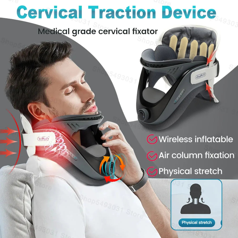 Effect Cervical Traction Neck Decompression Device For Home Therapeutic RecoveryPro