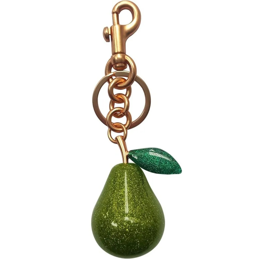 Cute Crystal Bag Charm With Metal Handbag Keychain Pendant