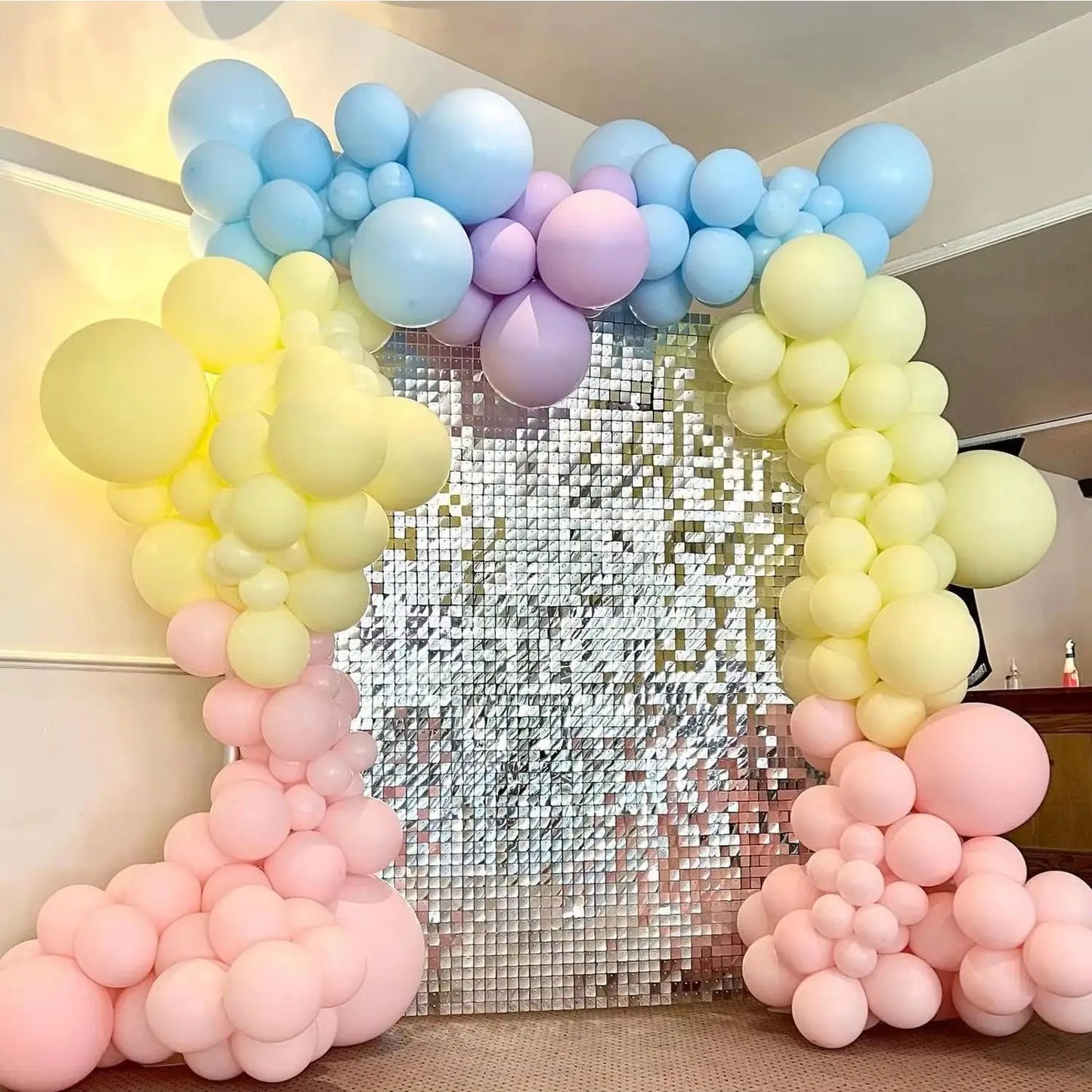 Shimmer Sequin Wall Backdrop Panels for Wedding and Party Decor