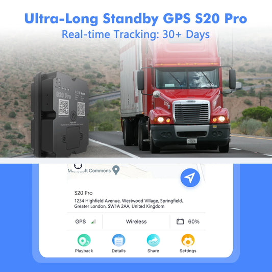 Wanwaytech 4G GPS Tracker Car Motorcycle Real Time Locator