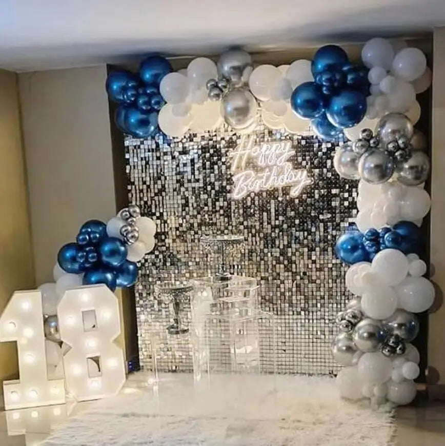 Shimmer Sequin Wall Backdrop Panels for Wedding and Party Decor